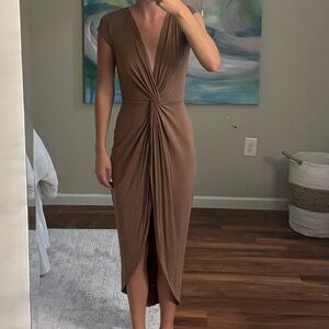 Brown Midi dress, size XS